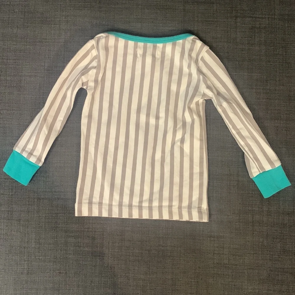 BedHead Pajamas Two Piece Stripe & Solids Organic Cotton Blend 3 - 6 Months